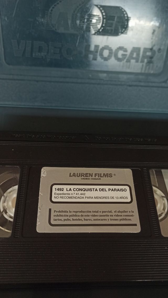 VHS 1492 La Conquista del Paraíso ( Ridley Scott)