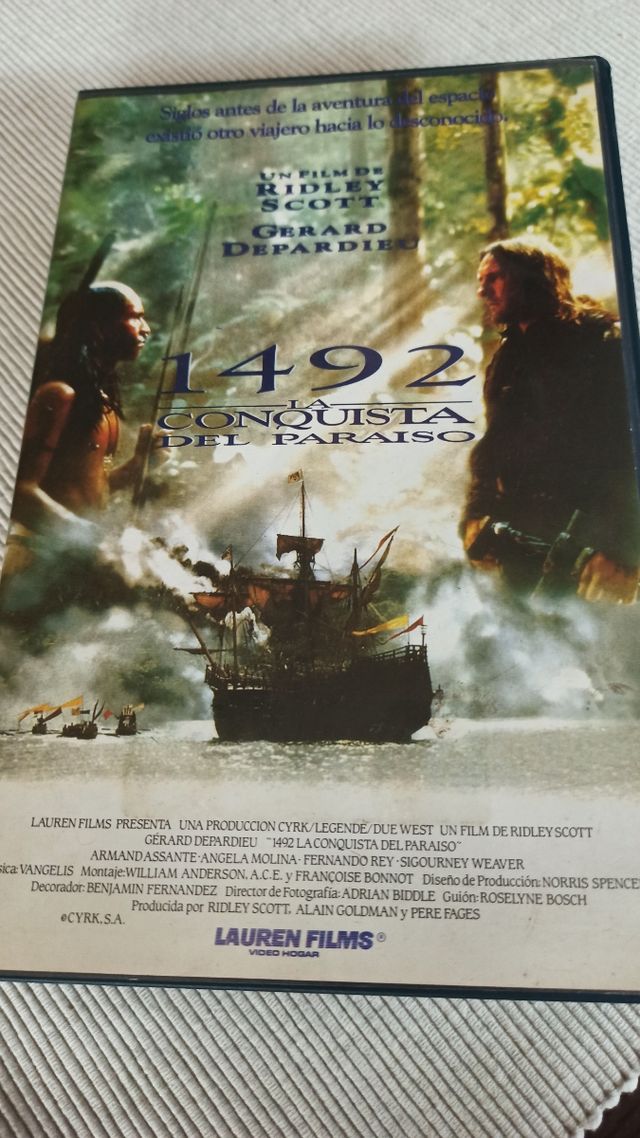 VHS 1492 La Conquista del Paraíso ( Ridley Scott)