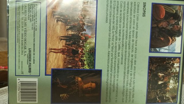 VHS 1492 La Conquista del Paraíso ( Ridley Scott)