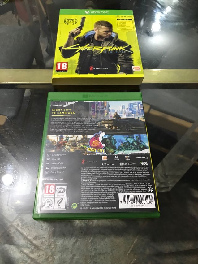 Cyberpunk 2077 caja vacia 