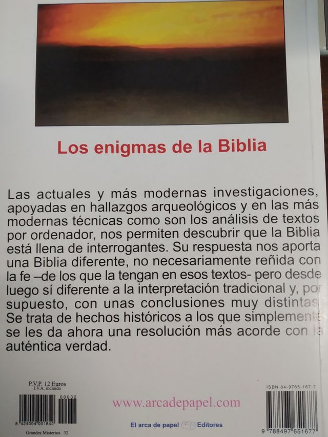 Los enigmas de la biblia