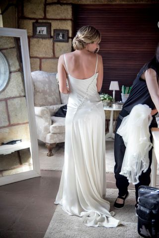 Vestido novia Cortana y velo cortana de segunda mano por 1.300 EUR en  Pozuelo de Alarcón en WALLAPOP