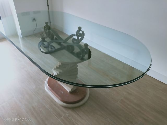 mesa de comedor de mármol 170*90
