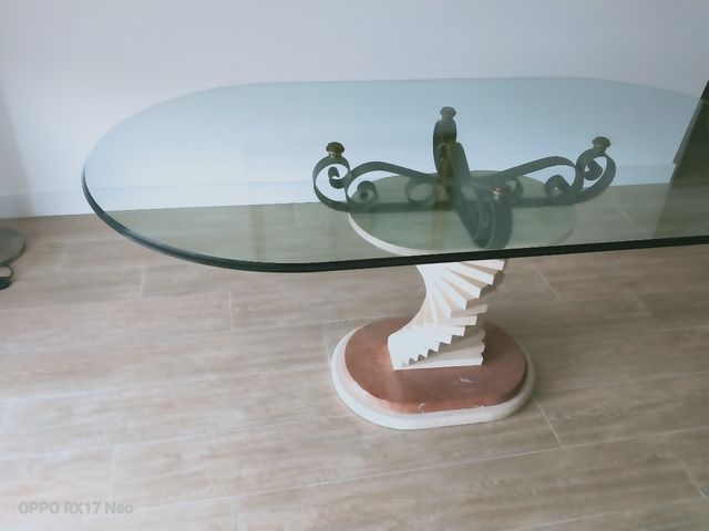 mesa de comedor de mármol 170*90