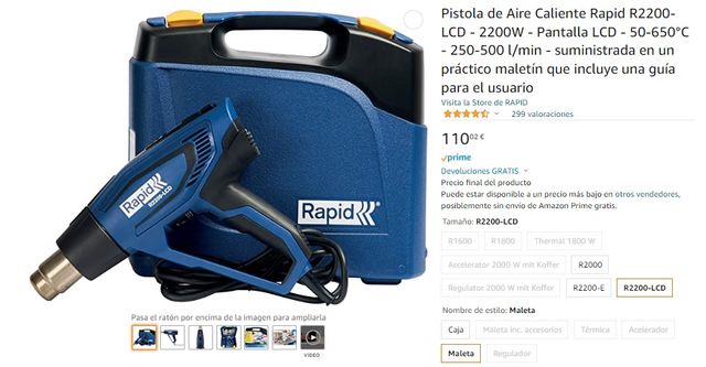 NUEVA Sopladora aire caliente