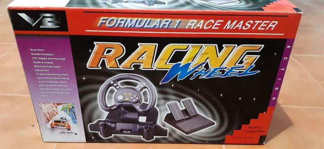 Volante y pedales PS1 PS2