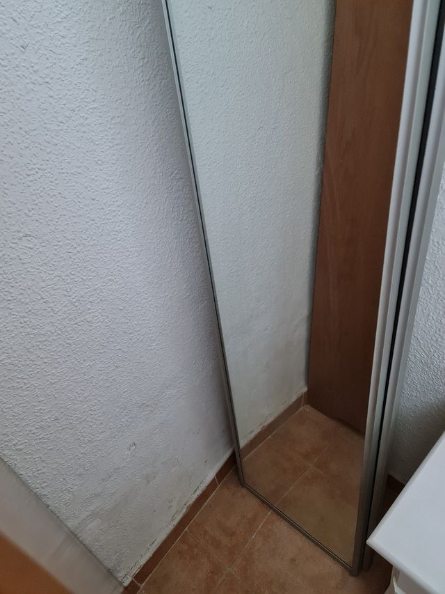 2 Puertas-Espejo corredera 2,22x0,37 cada hoja