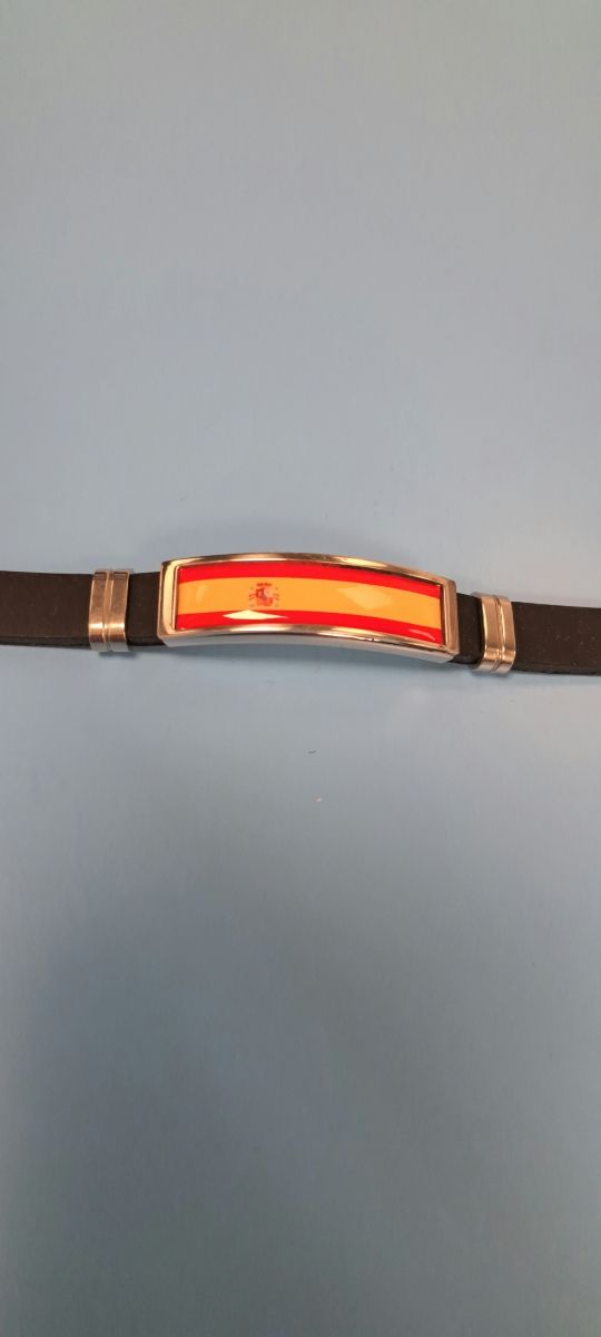 Pulsera Silicona y Hebilla España acero