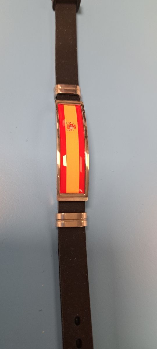 Pulsera Silicona y Hebilla España acero