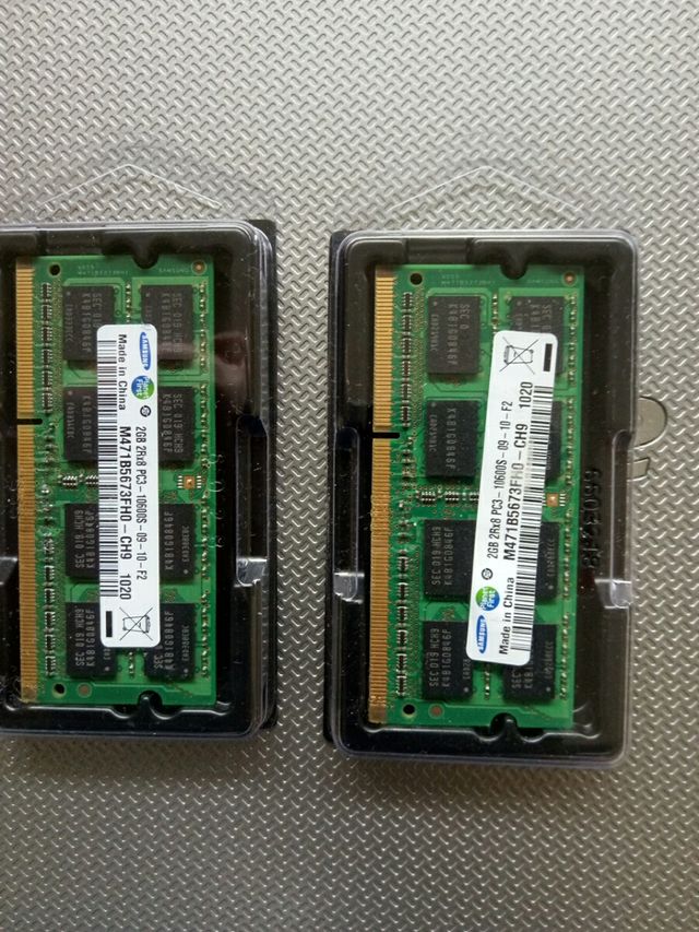 Memoria SODIMM 2Gb PC3 -10600S X 2