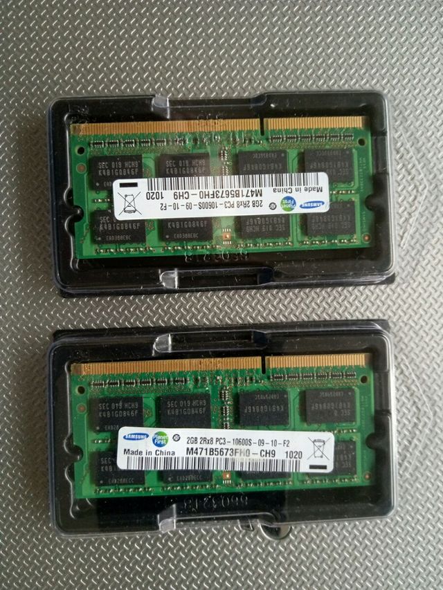 Memoria SODIMM 2Gb PC3 -10600S X 2