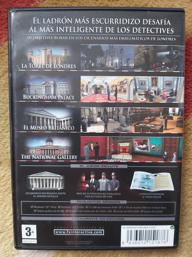 Juego PC Sherlock Holmes y el Rey de los Ladrones