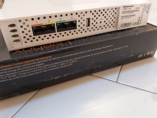 Router multimedia Livevox de Orange.