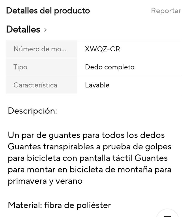 Guantes ciclismo nuevo