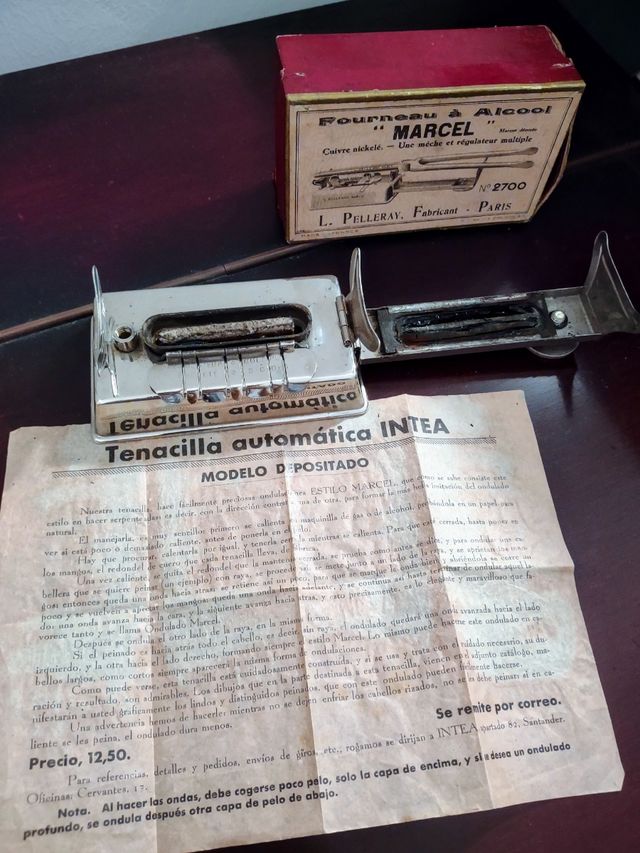 Rizador de pelo antiguo