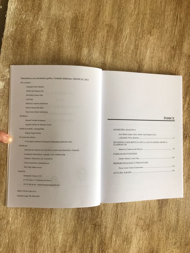 Matemáticas con calculadora gráfica.