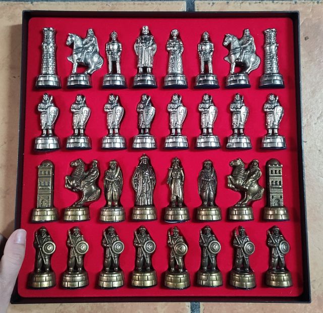Juego de piezas de ajedrez de coleccionismo