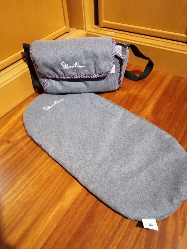 kit para carro de muñecas, silver cross