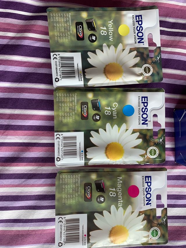 Cartuchos de tinta impresora ORIGINALES EPSON XP