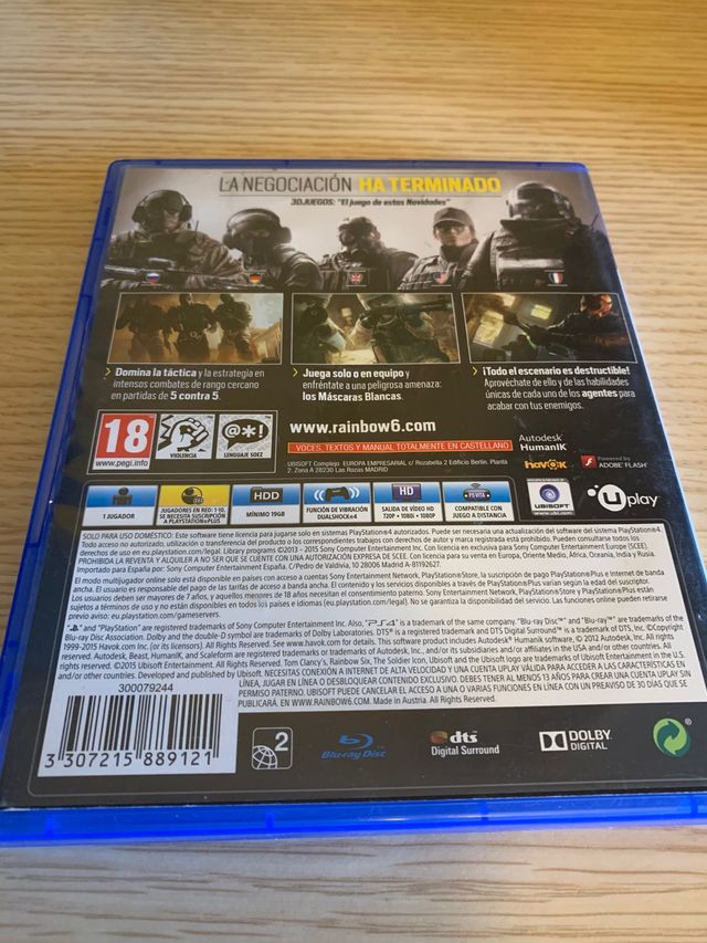 Rainbow Six Siege PS4