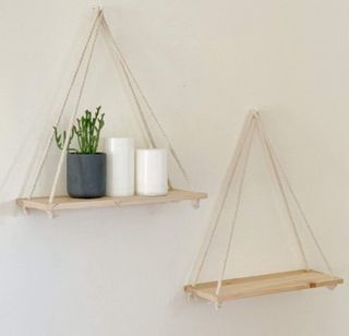 Columpio de cuerda de madera / en la pared de segunda mano por 12 € en