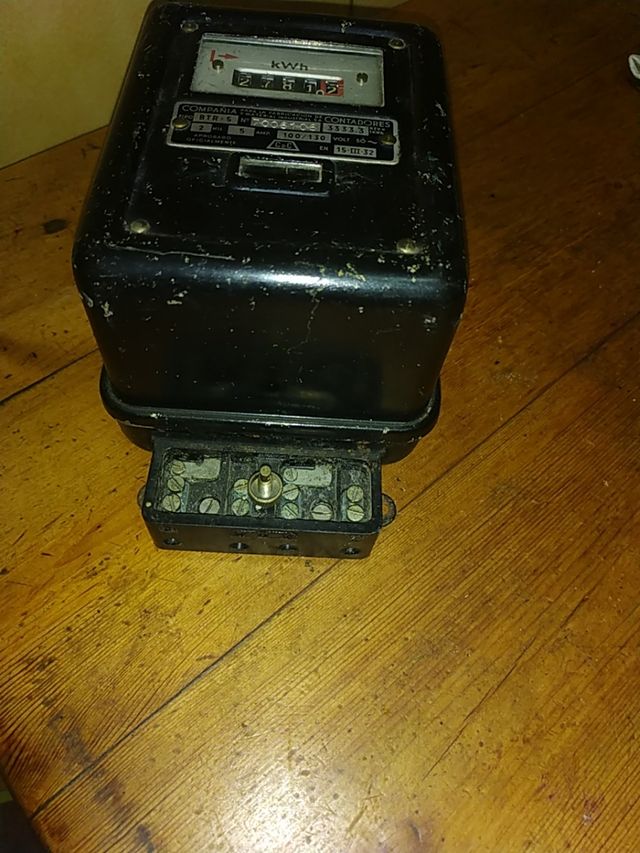 antiguo contador electrico 100/125