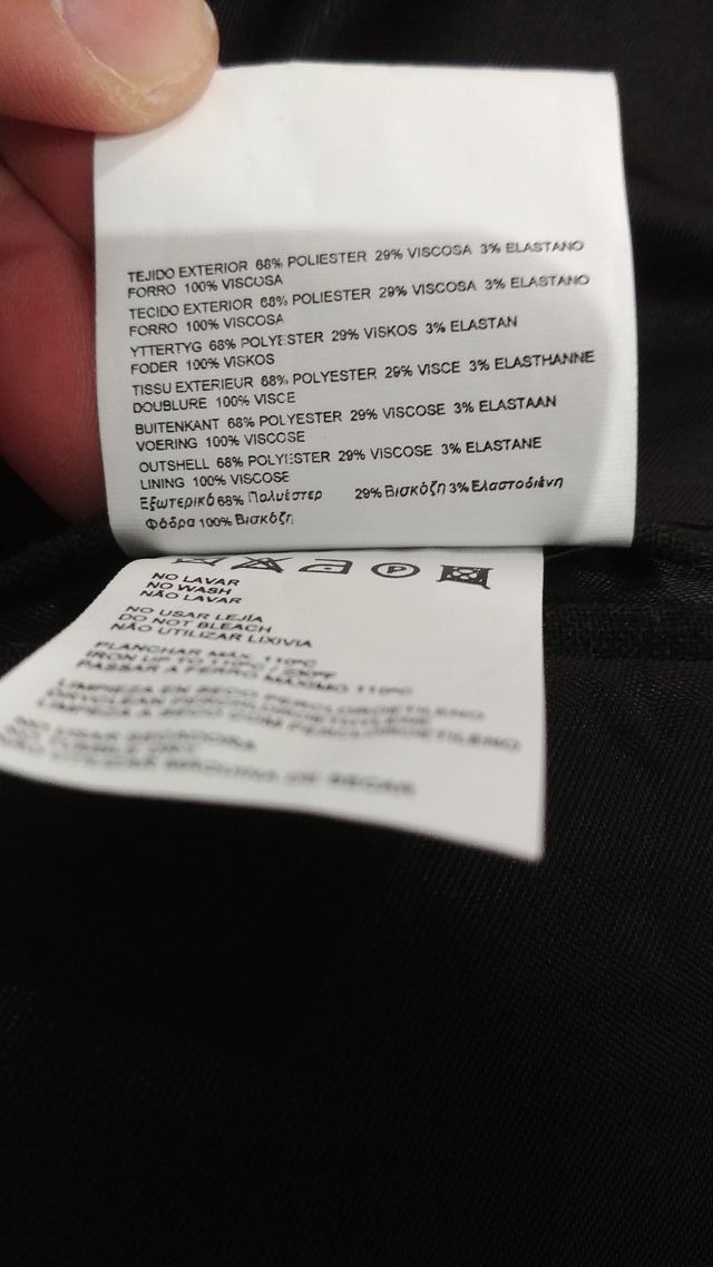 Elegante traje Massimo Dutti, gris oscuro -5