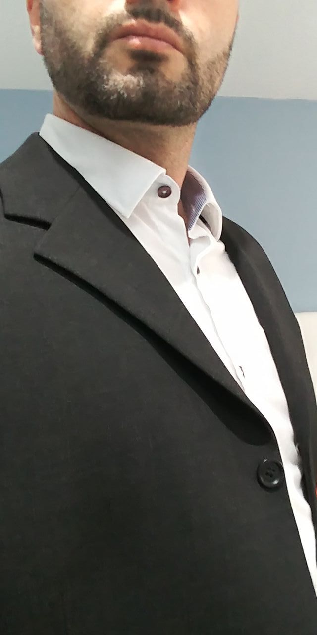 Elegante traje Massimo Dutti, gris oscuro -5