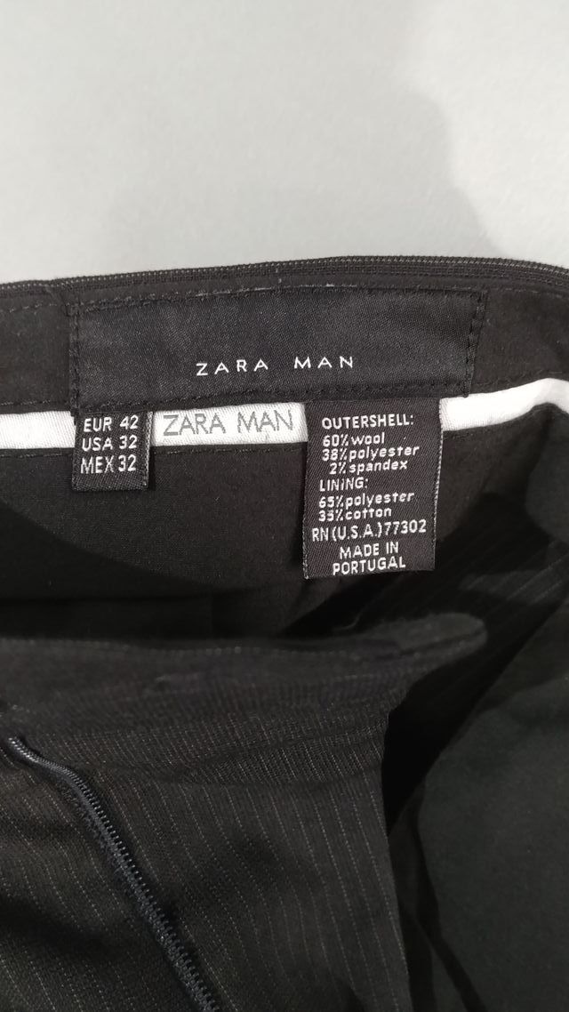 Elegante traje oscuro con rayita - 6