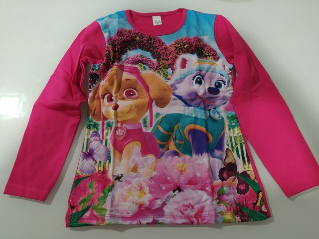 Camiseta manga larga La Patrulla Canina. T. 8