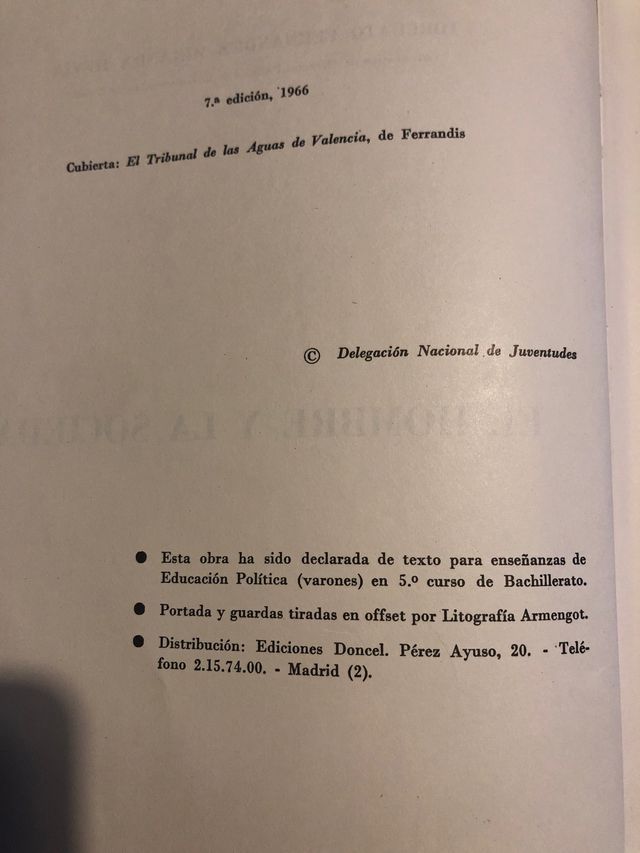 Libro "El Hombre y la Sociedad"