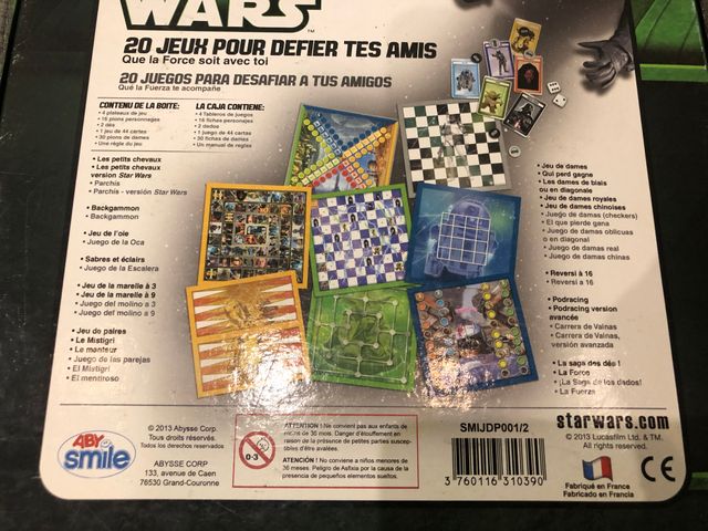 Juego de mesa, juegos reunidos 20 juegos StarWars