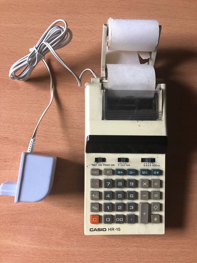 Calculadora Casio HR15 en buen estado