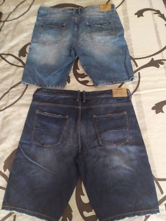 2 vaqueros cortos