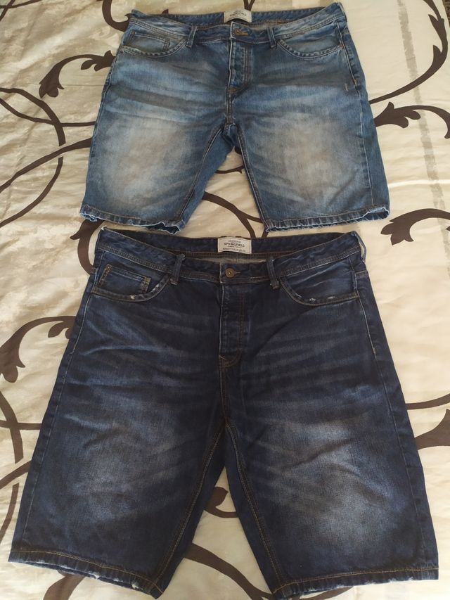2 vaqueros cortos