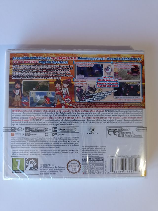 YO-KAI WATCH 2. MENTESPECTROS para 3DS