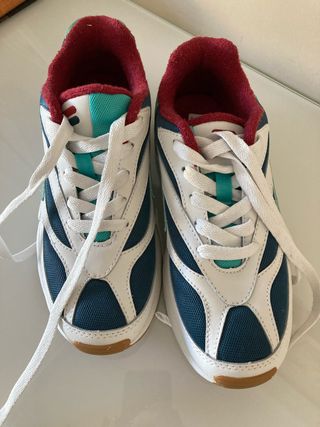 zapatos fila plataforma usadas