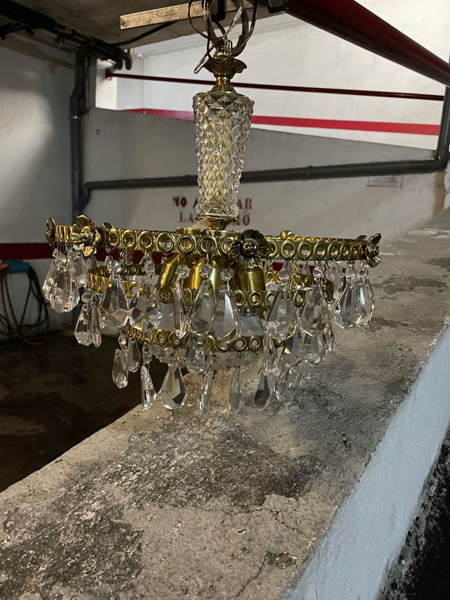 Lámpara de cristales