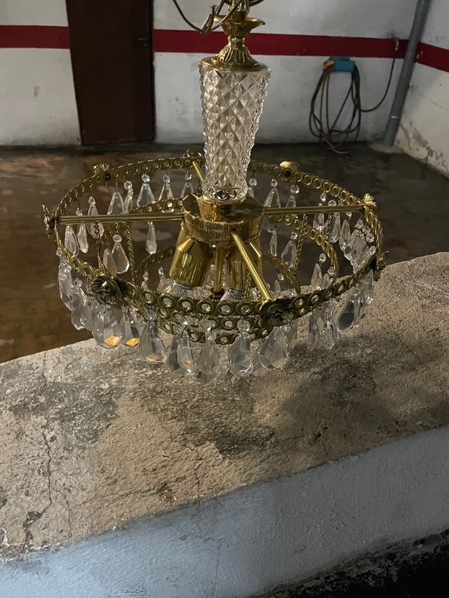 Lámpara de cristales