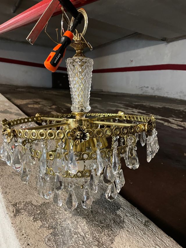 Lámpara de cristales