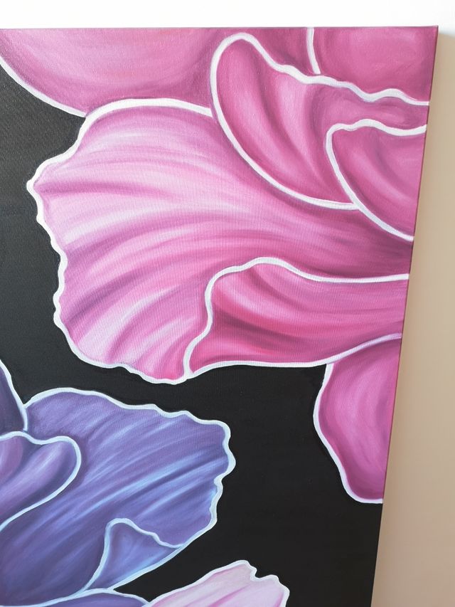 gran cuadro pintado al oleo