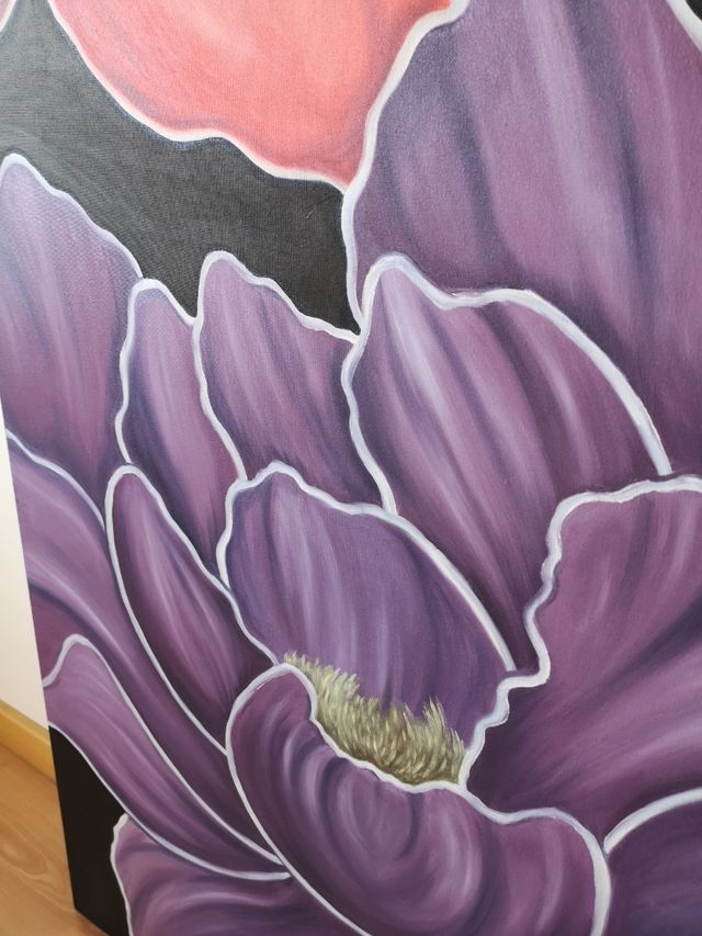 gran cuadro pintado al oleo