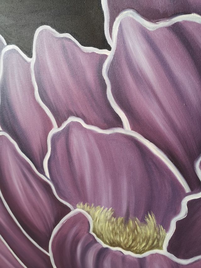 gran cuadro pintado al oleo