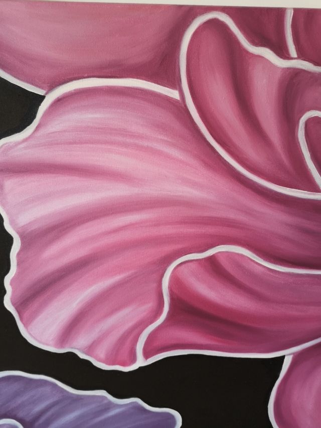 gran cuadro pintado al oleo