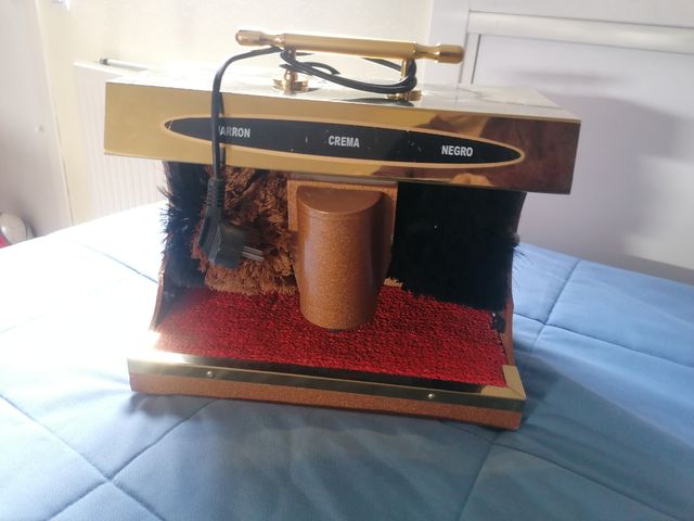 Limpiador de zapatos electrico