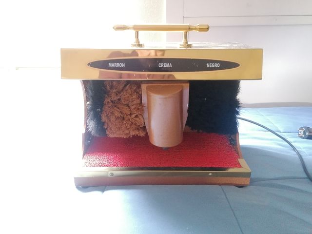 Limpiador de zapatos electrico