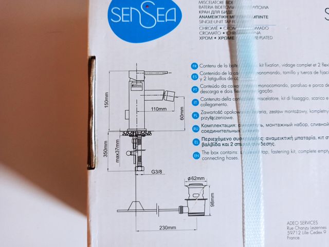 Grifo Monomando Sensea nuevo