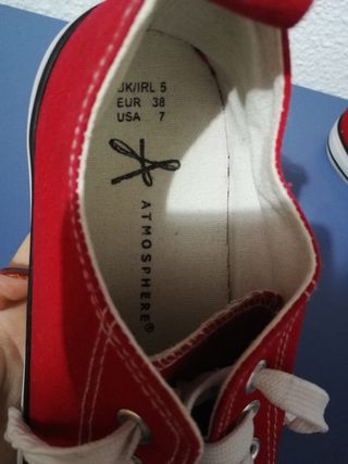 converse rojas primark