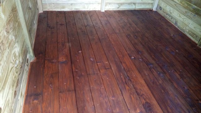 Caseta Jardín puerta corredera 2,8x2,3m INSTALADA de segunda mano por 2