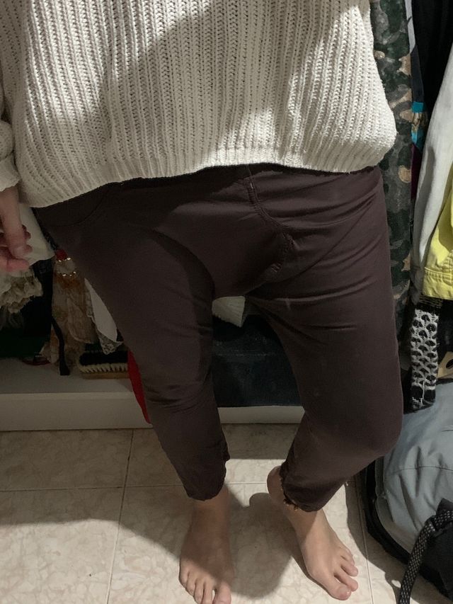 Pantalon marron Raer cargo